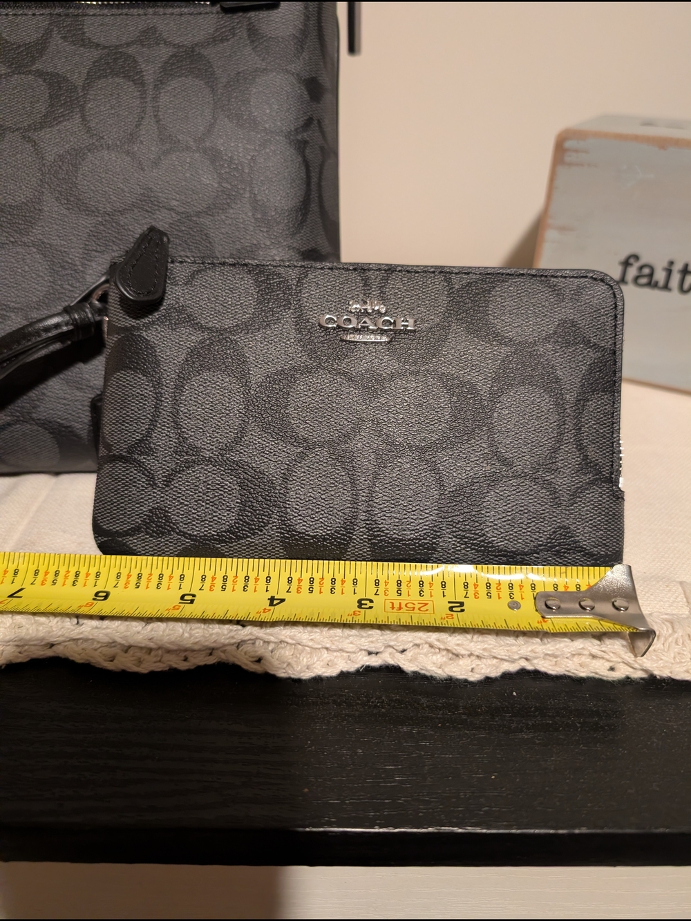 Coach Rowan Black Crossbody File Bag With Matching Wallet NWOT - Picture 2 of 11